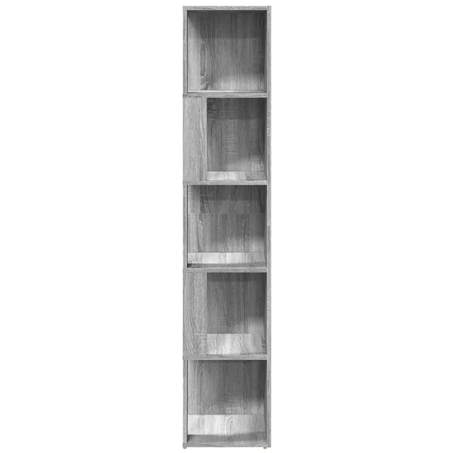 Armoire d'angle Sonoma gris 33x33x164,5 cm Bois d'ingénierie - 4