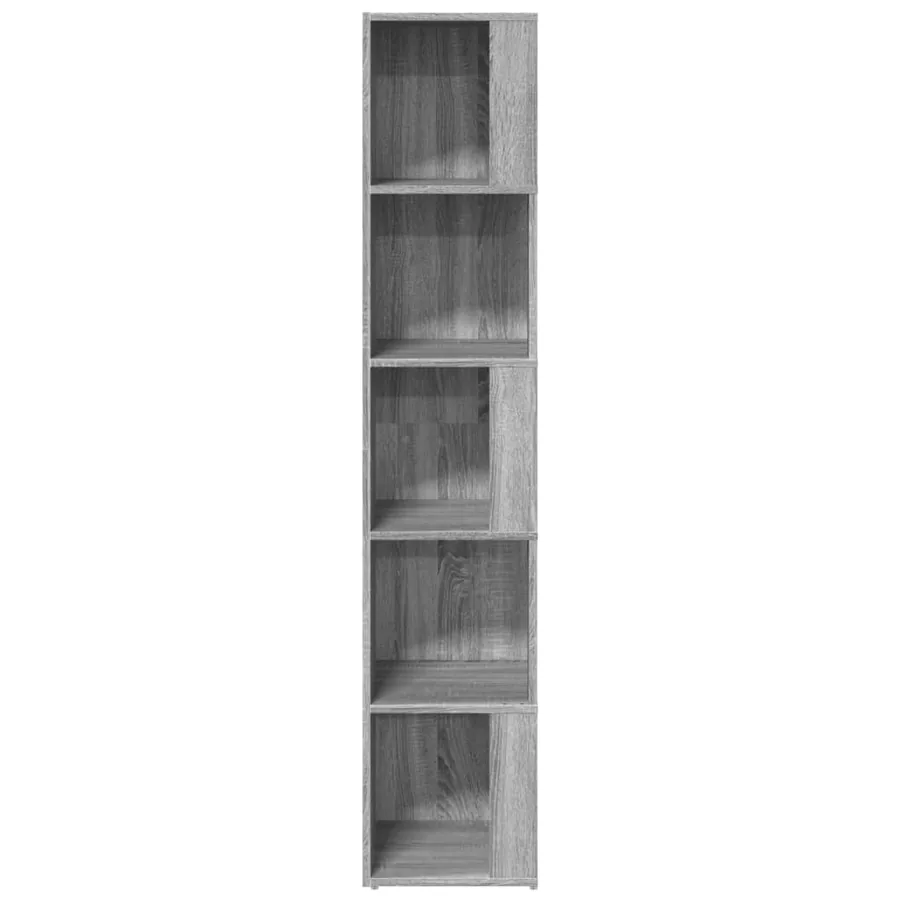 Armoire d'angle Sonoma gris 33x33x164,5 cm Bois d'ingénierie - 5