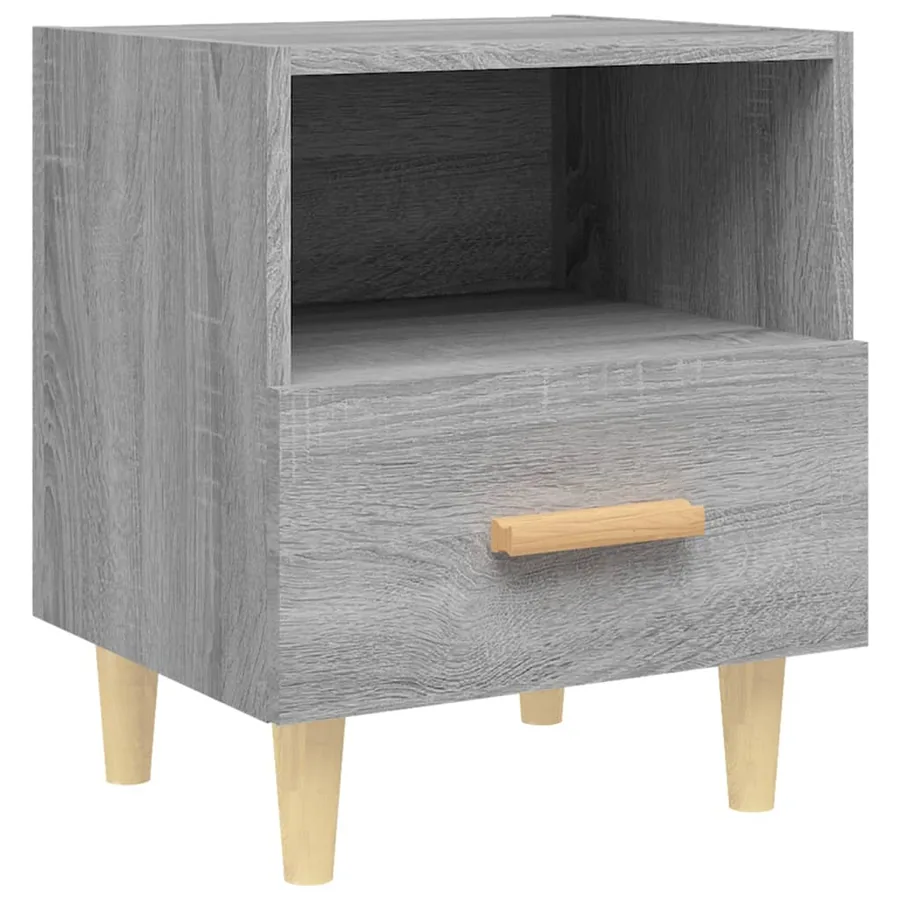 Table de chevet Sonoma gris 40x35x47 cm - 2