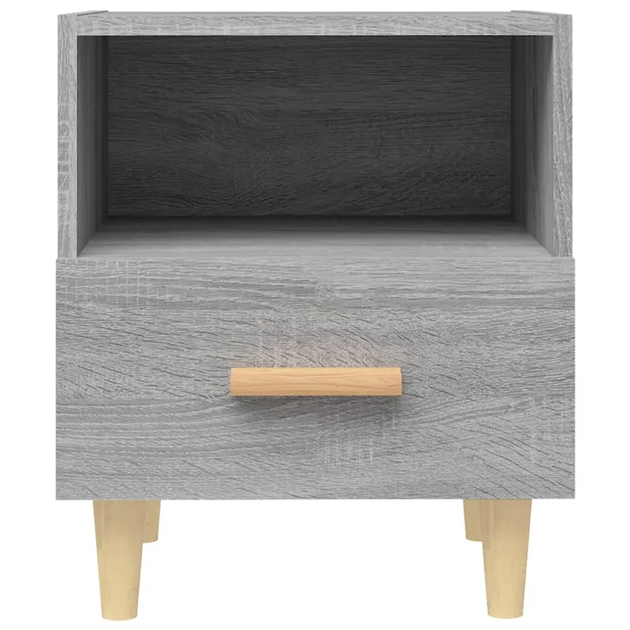 Table de chevet Sonoma gris 40x35x47 cm - 4