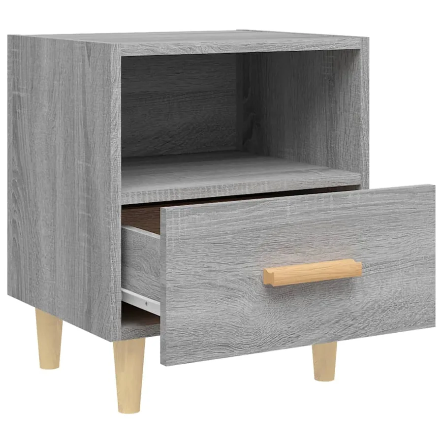 Table de chevet Sonoma gris 40x35x47 cm - 5