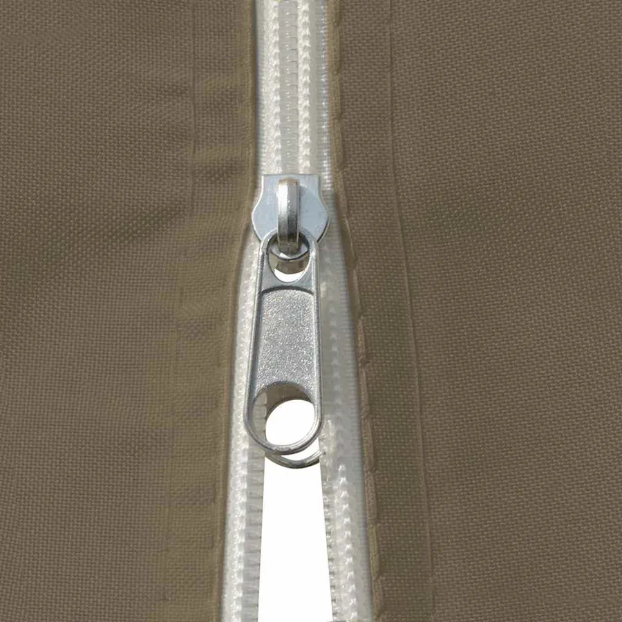 Chapiteau de jardin avec rideaux 4x3 m Taupe 180 g/m² - 7