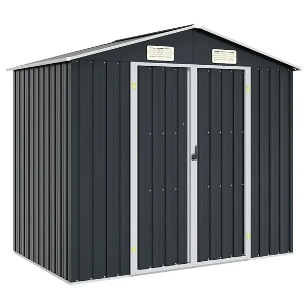 Abri de jardin Anthracite 205x129x183 cm Acier galvanisé