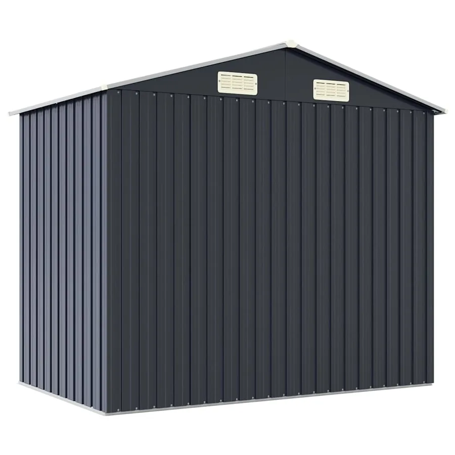 Abri de jardin Anthracite 205x129x183 cm Acier galvanisé - 6