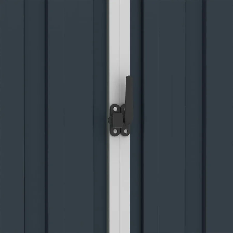Abri de jardin Anthracite 205x129x183 cm Acier galvanisé - 7