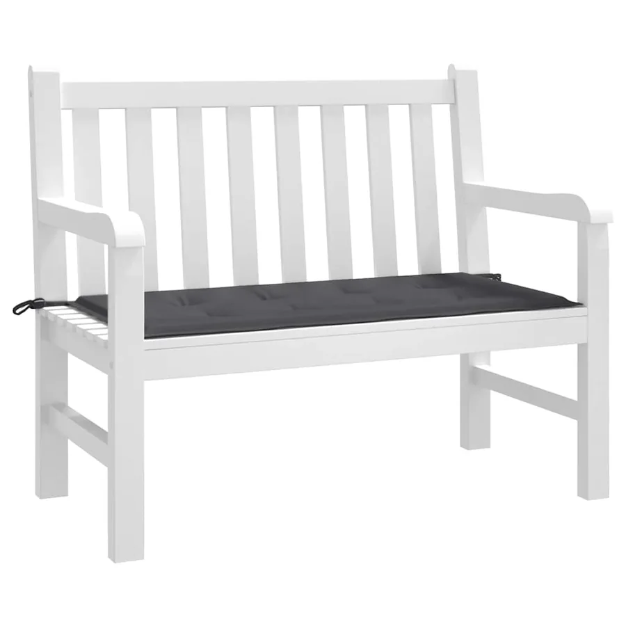 Coussin de banc de jardin anthracite 120x50x3 cm tissu oxford - 3