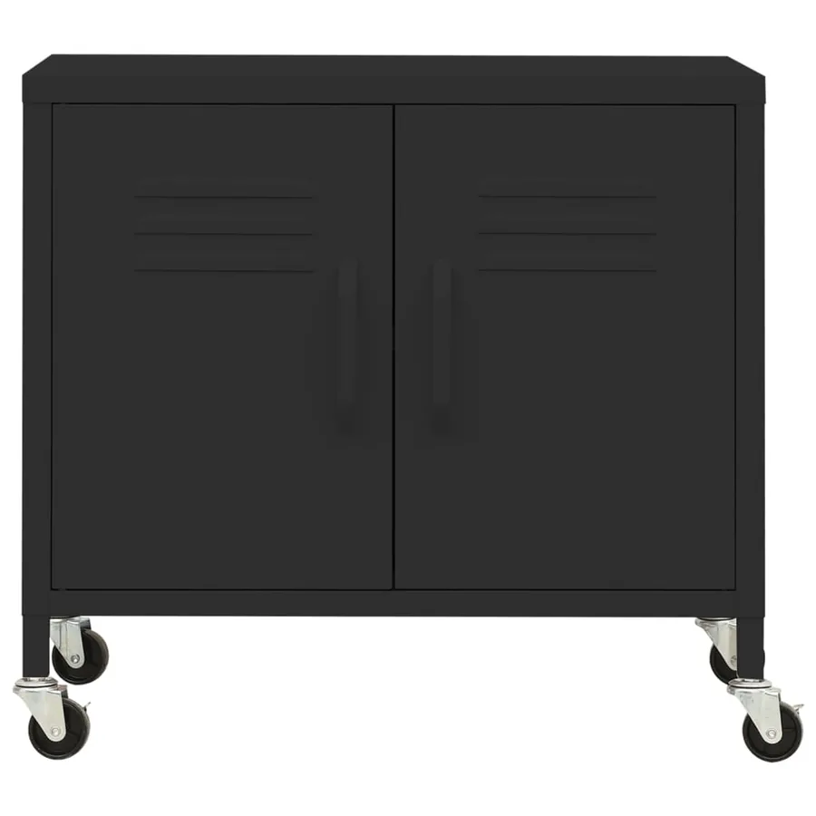 Armoire de rangement Noir 60x35x56 cm Acier - 3