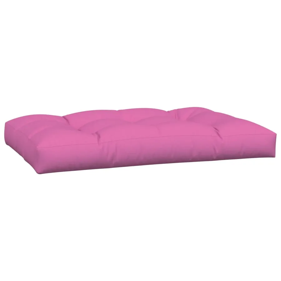 Coussins de palette lot de 2 rose tissu - 5