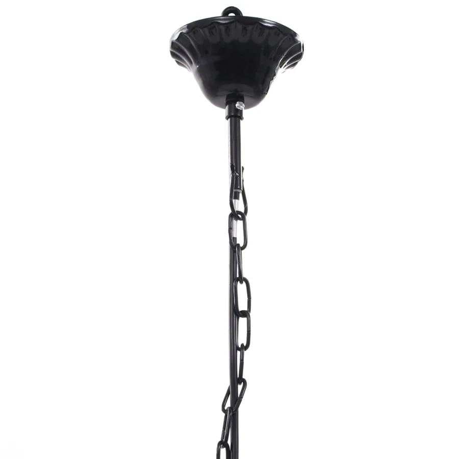 Lustre avec 5 ampoules Crystal noir - 7