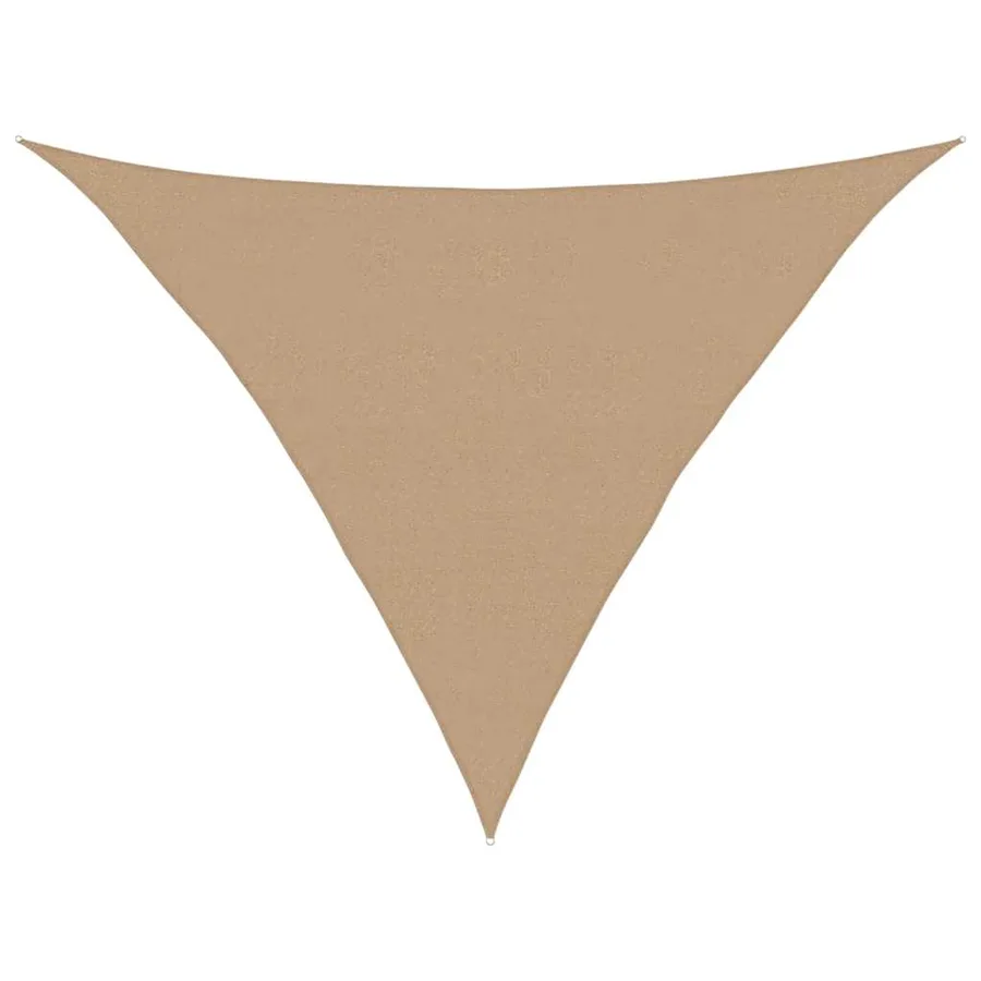 Voile d'ombrage 160 g/m² Taupe 5x5x6 m PEHD - 2