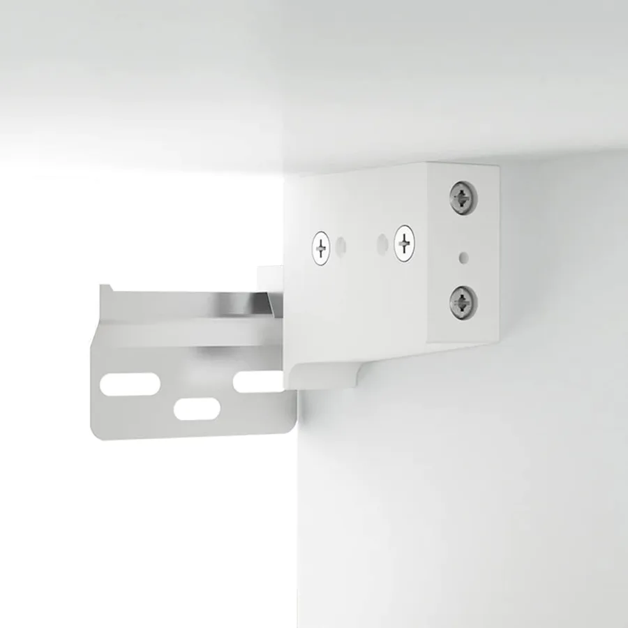 Armoires murales 2 pcs blanc 68x30x20 cm Bois d'ingénierie - 10