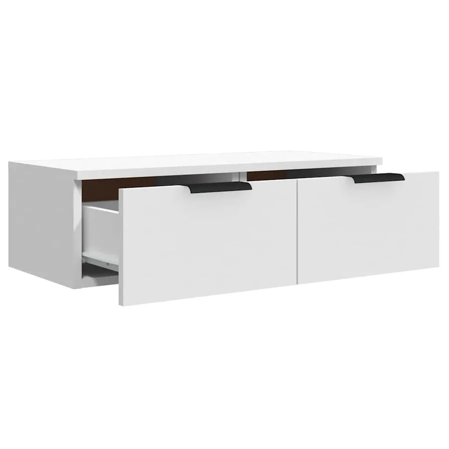 Armoires murales 2 pcs blanc 68x30x20 cm Bois d'ingénierie - 7