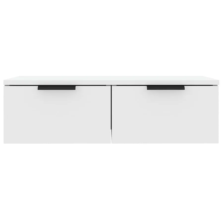 Armoires murales 2 pcs blanc 68x30x20 cm Bois d'ingénierie - 8