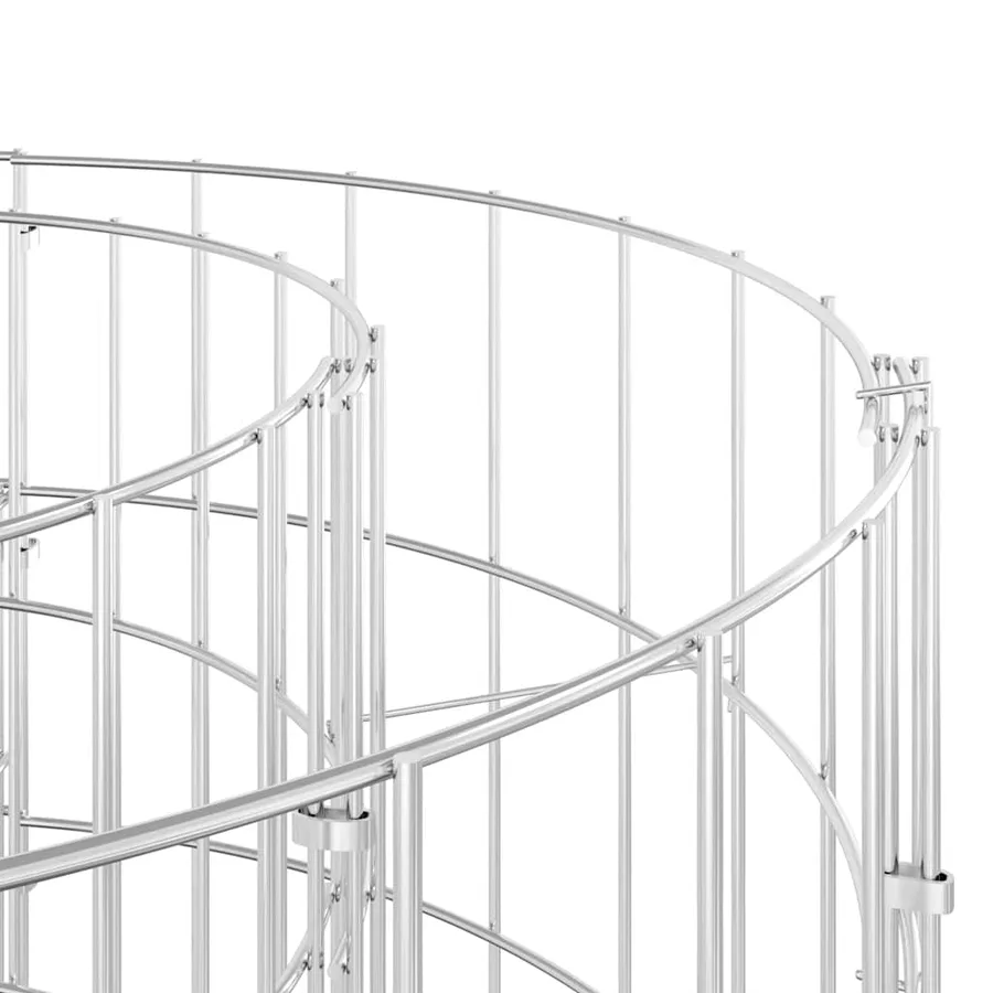 Composteur de jardin Ø100x50 cm Acier galvanisé - 5