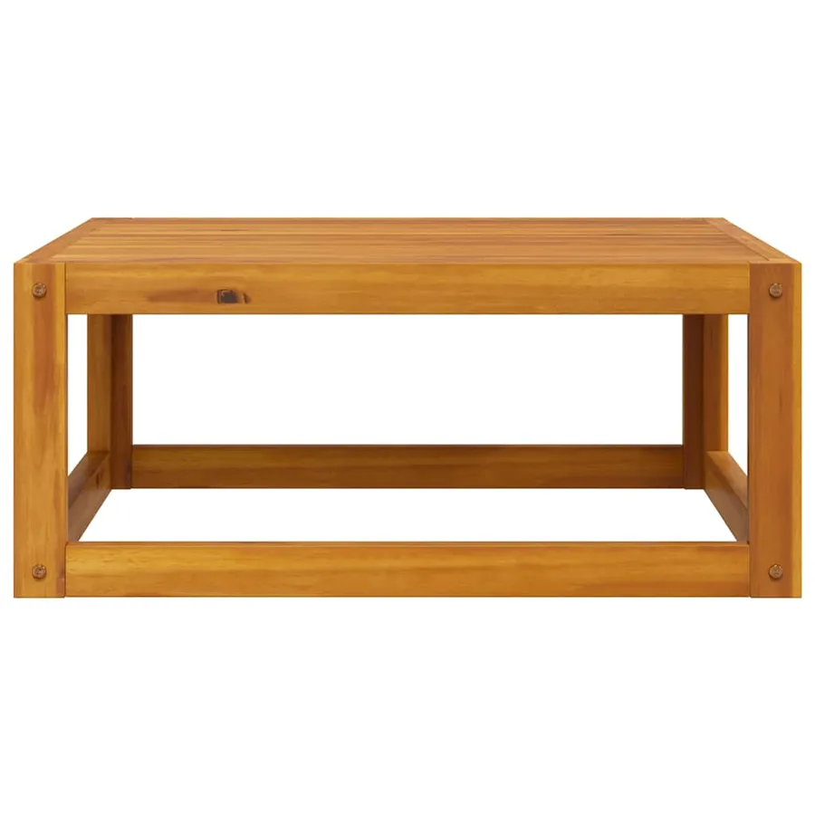 Table basse 68x68x29 cm Bois d'acacia solide - 5