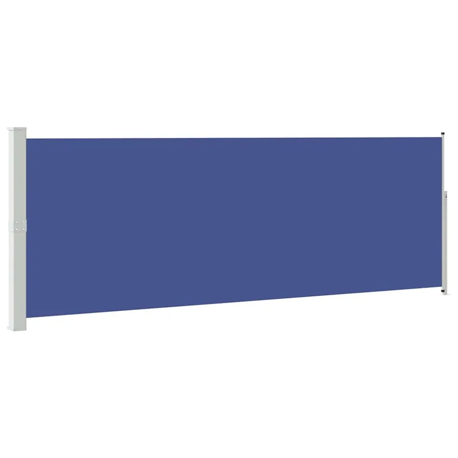 Auvent latéral rétractable 160 x 500 cm Bleu - 2