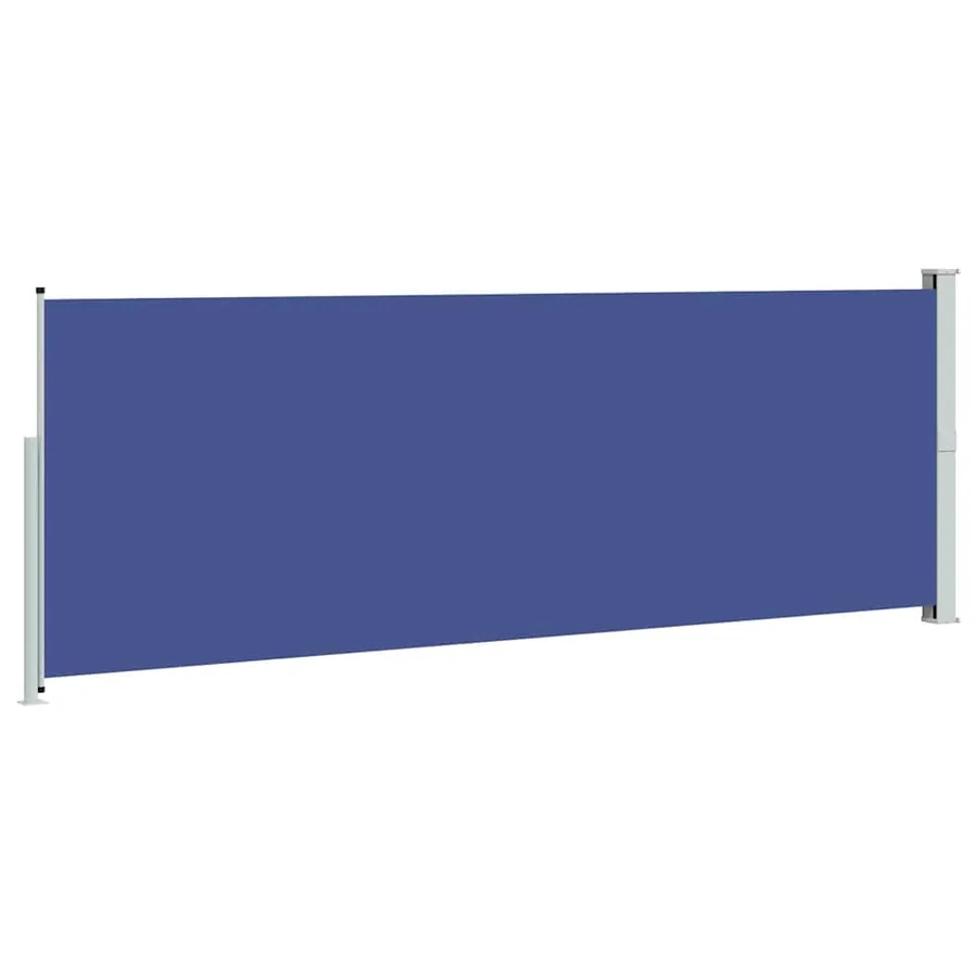 Auvent latéral rétractable 160 x 500 cm Bleu - 6