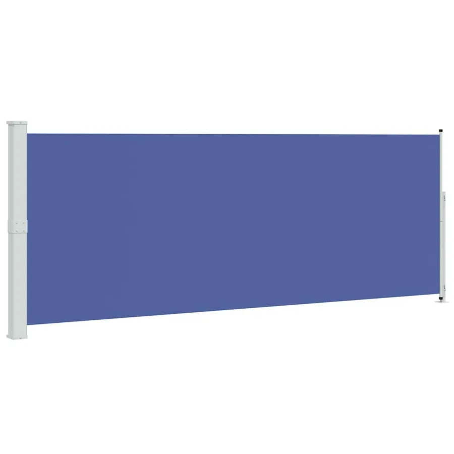 Auvent latéral rétractable de patio 180x500 cm Bleu - 2