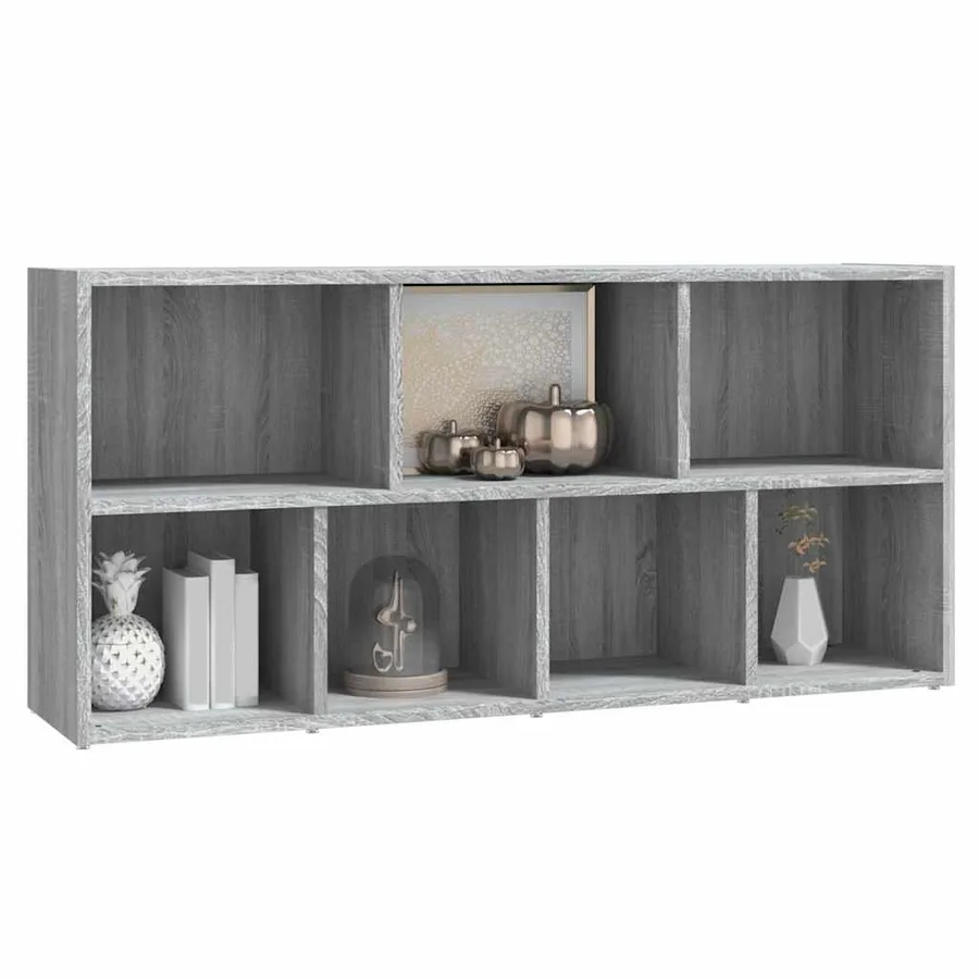 Armoire à livres Sonoma gris 50x25x106 cm - 5