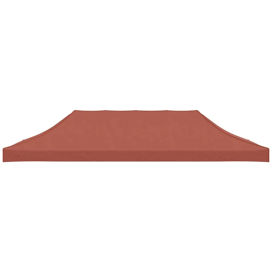 Toit de tente de réception 6x3 m Terre cuite 270 g/m² - 3