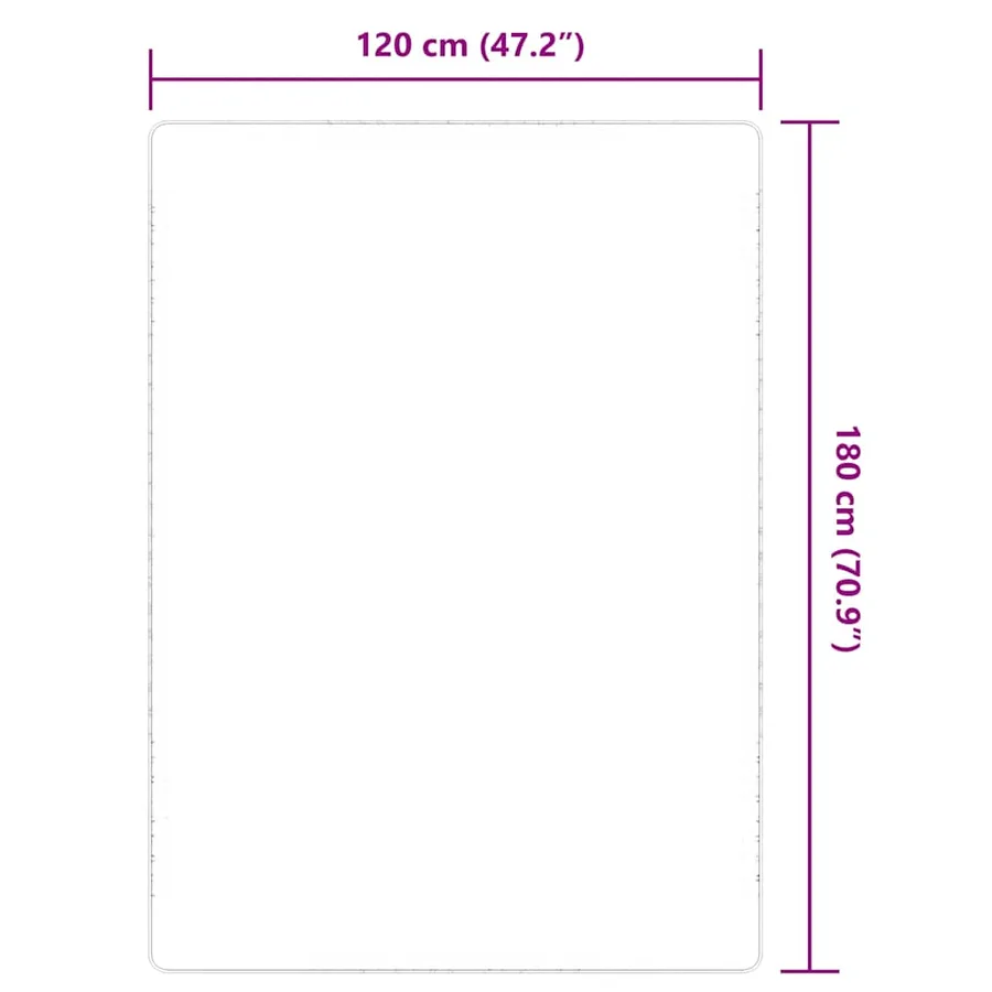 Tapis en jute avec support en latex 120x180 cm Naturel - 5