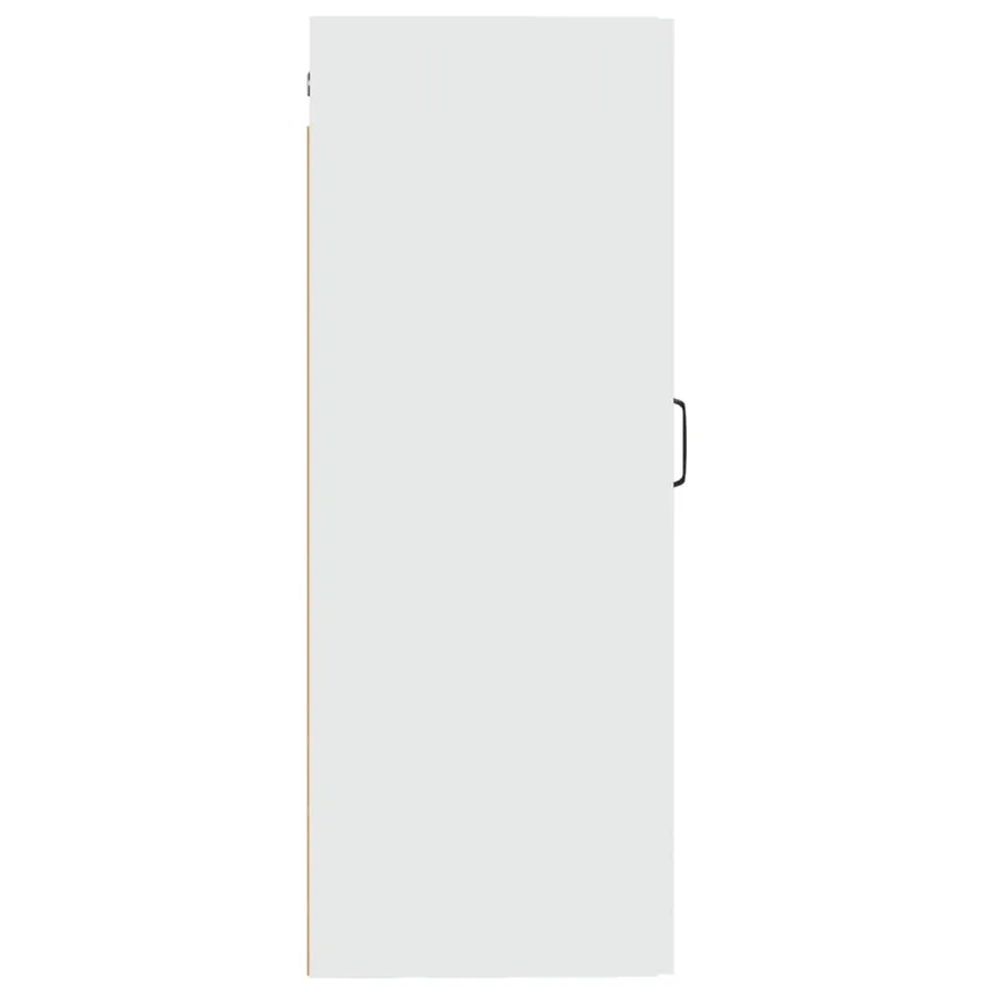 Armoire suspendue Blanc 35x34x90 cm Bois d'ingénierie - 6