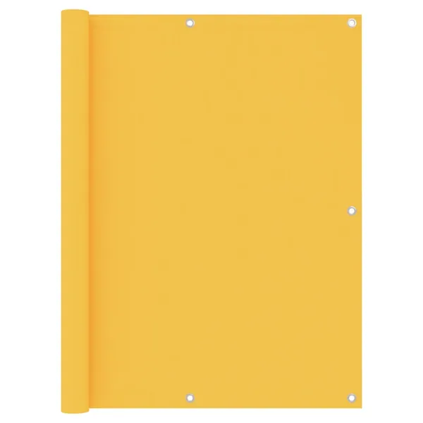 Écran de balcon Jaune 120x300 cm Tissu Oxford
