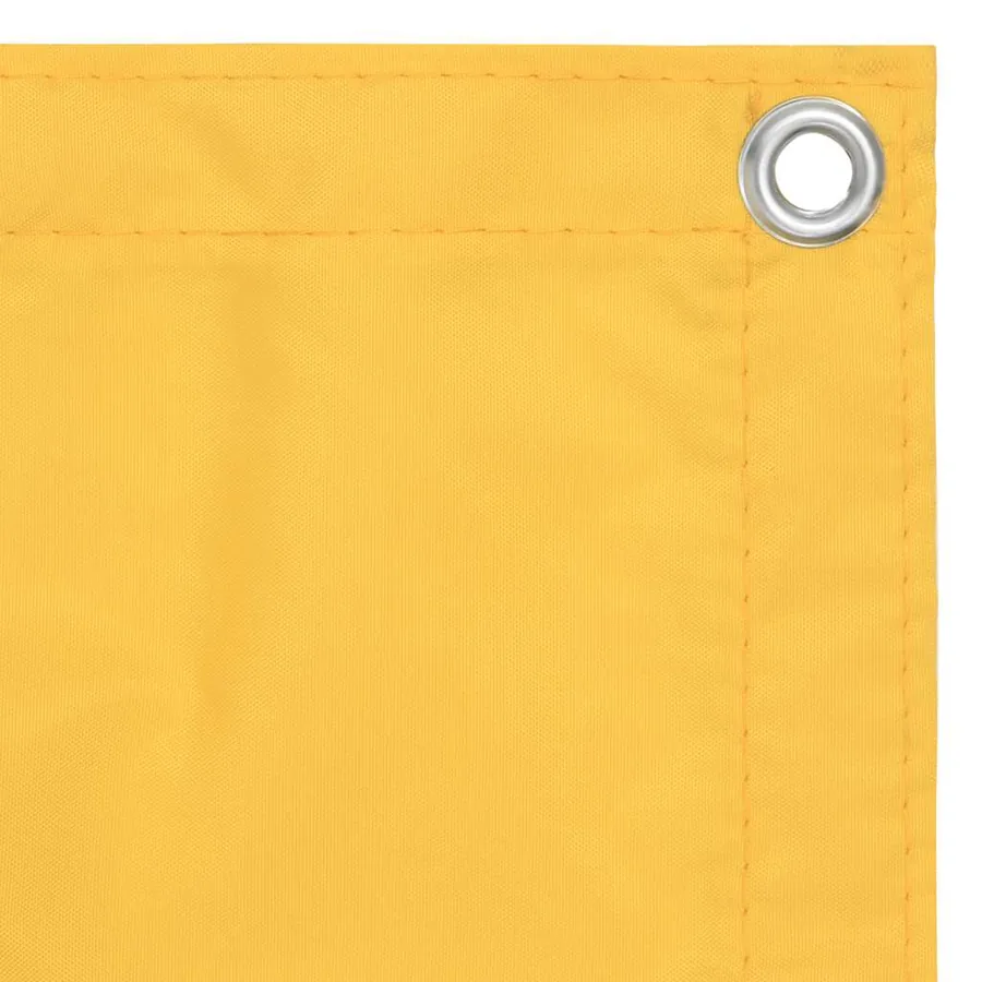 Écran de balcon Jaune 120x300 cm Tissu Oxford - 2