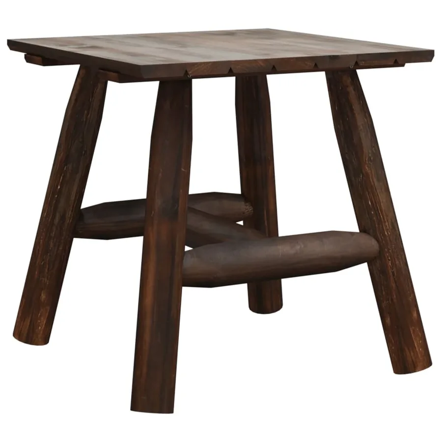Table d'appoint 49x49x50 cm bois massif d'épicéa - 2