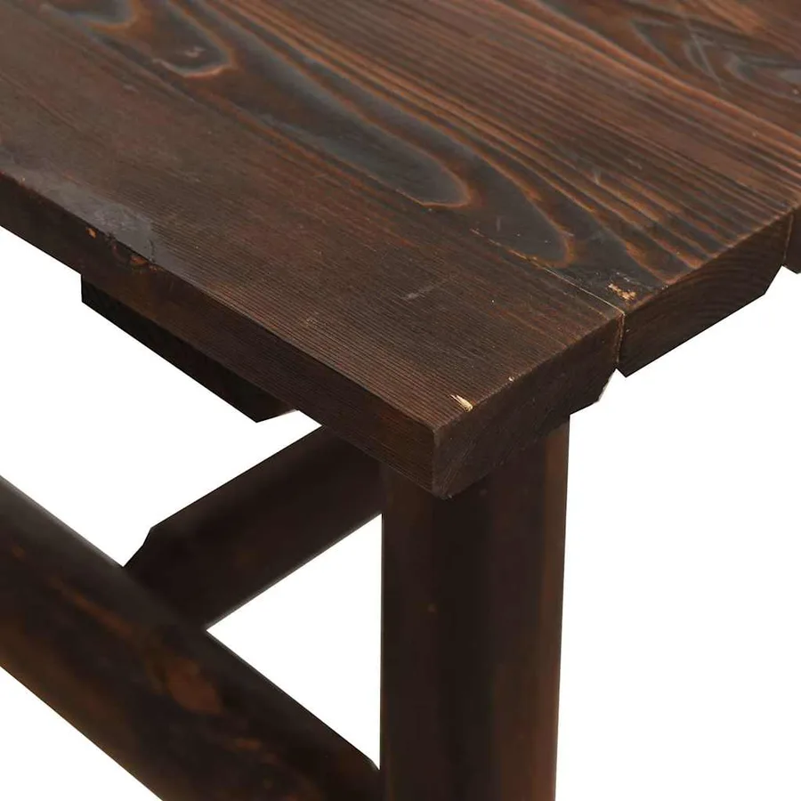 Table d'appoint 49x49x50 cm bois massif d'épicéa - 5
