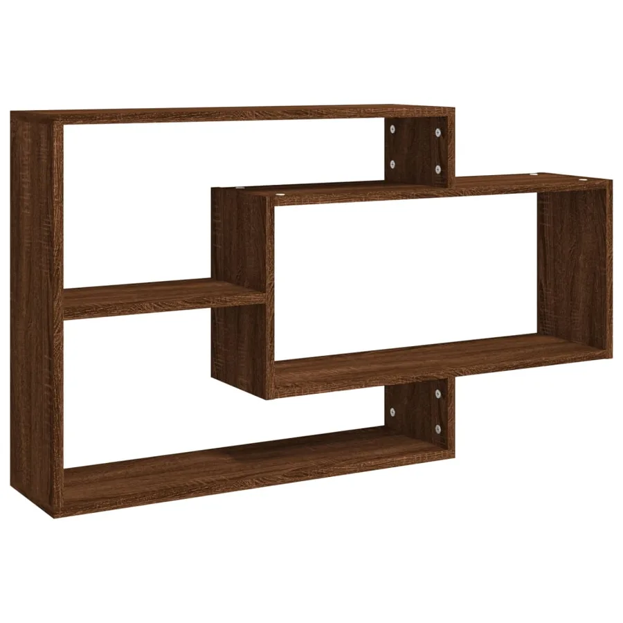 Étagère murale Chêne marron 104x20x58,5 cm Bois d'ingénierie - 2