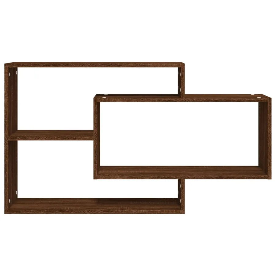 Étagère murale Chêne marron 104x20x58,5 cm Bois d'ingénierie - 3