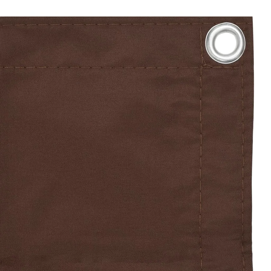 Écran de balcon Marron 90x600 cm Tissu Oxford - 3