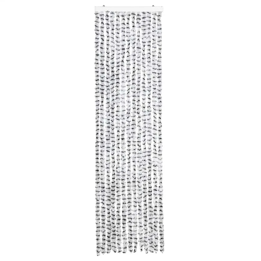 Moustiquaire Gris clair et gris foncé 56x185 cm Chenille - 3