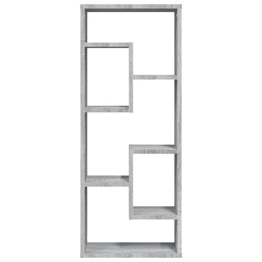 Étagère murale Sonoma gris 36x16x90 cm Bois d'ingénierie - 3