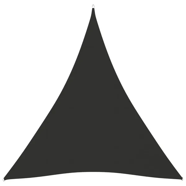 Voile de parasol tissu oxford triangulaire 5x6x6 m anthracite