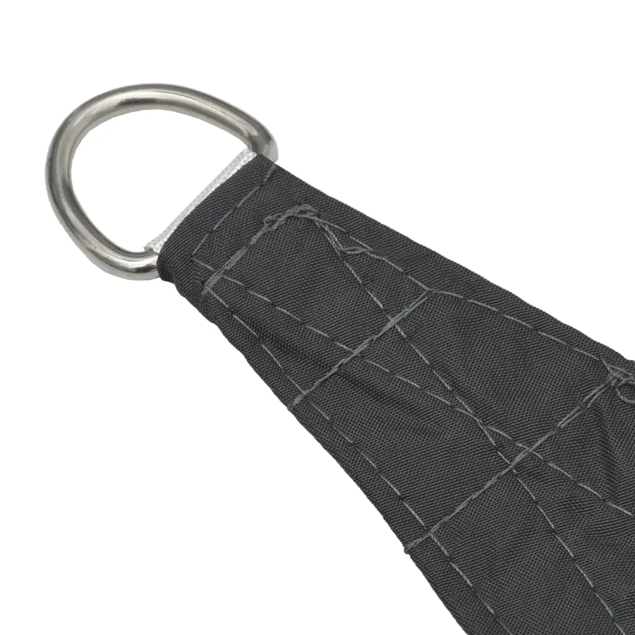 Voile de parasol tissu oxford triangulaire 5x6x6 m anthracite - 5