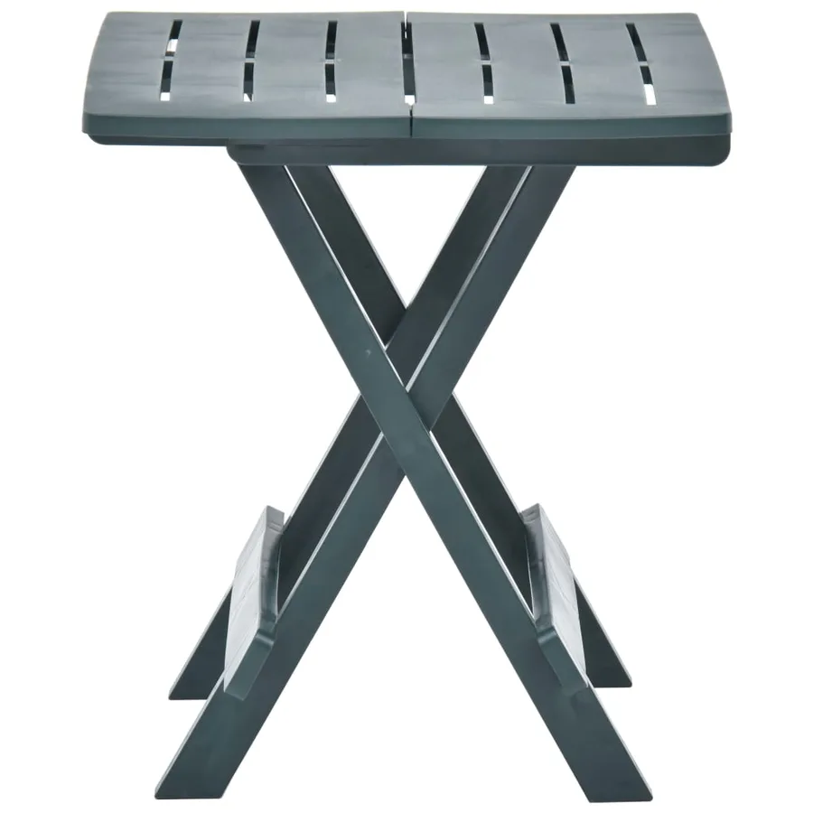 Table pliable de jardin vert 45x43x50 cm plastique - 3