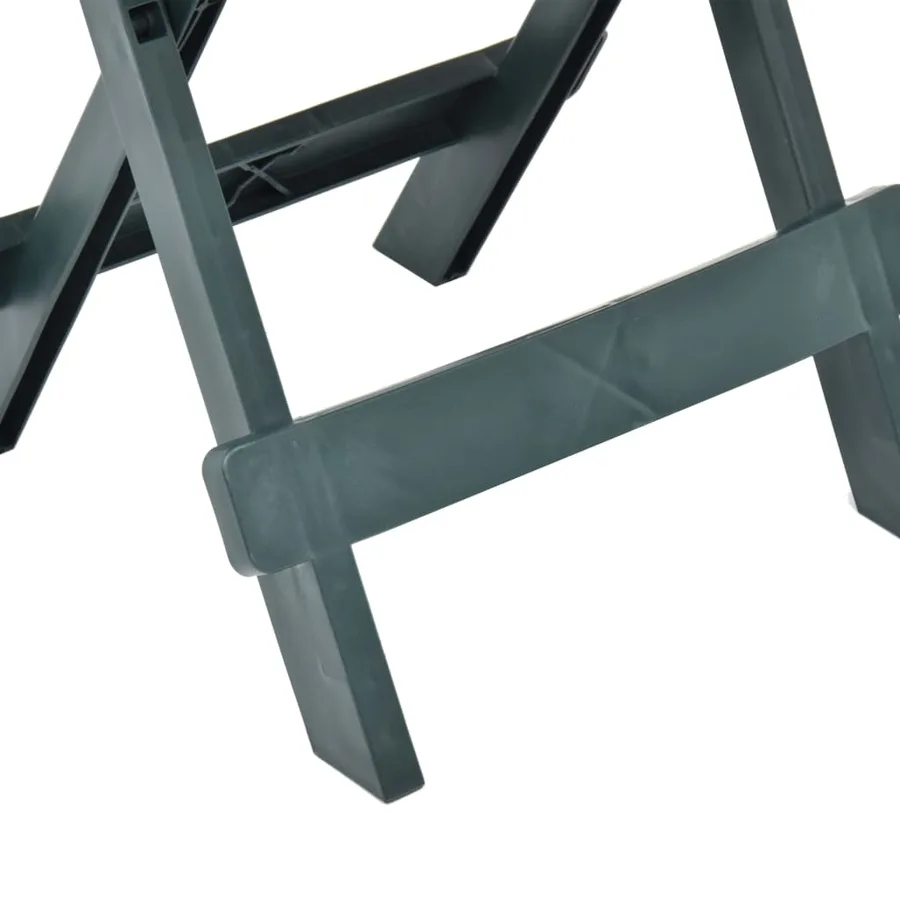 Table pliable de jardin vert 45x43x50 cm plastique - 5