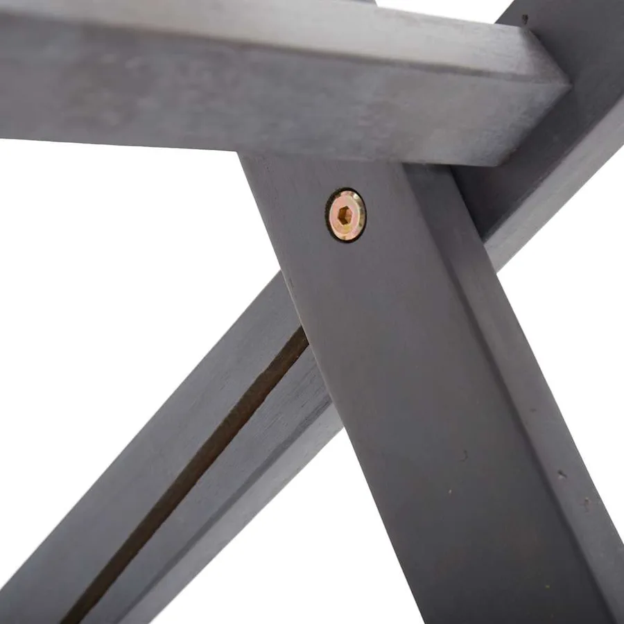 Chaises pliables d'extérieur lot de 4 Bois d'acacia solide - 9