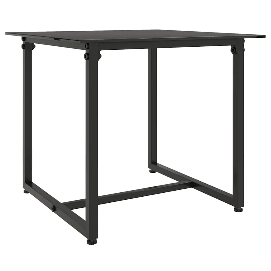 Salon de jardin 3 pcs avec coussins Noir Résine tressée - 7