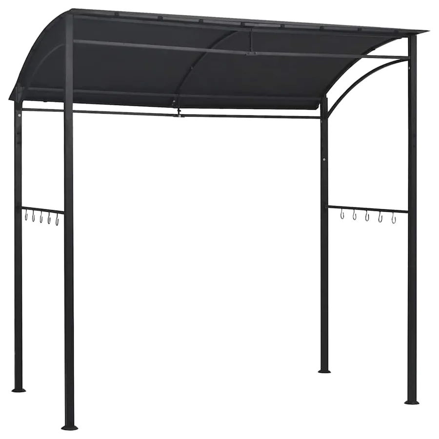 Belvédère de barbecue 215x150x220 cm Anthracite Acier - 2