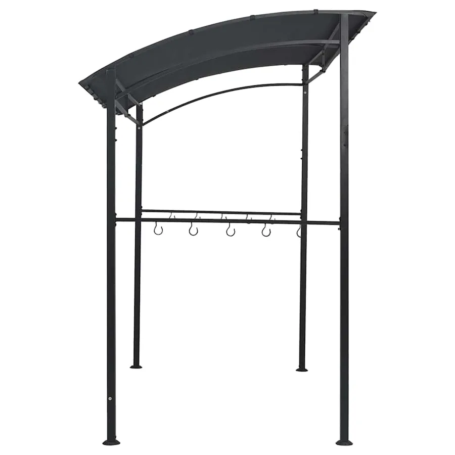 Belvédère de barbecue 215x150x220 cm Anthracite Acier - 4