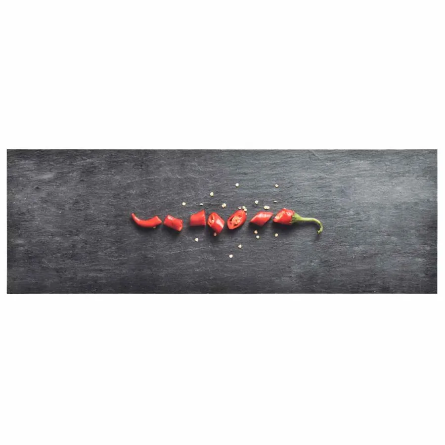 Tapis de sol de cuisine lavable Poivre 45x150 cm