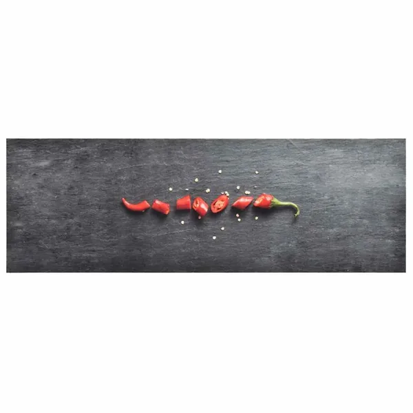 Tapis de sol de cuisine lavable Poivre 45x150 cm