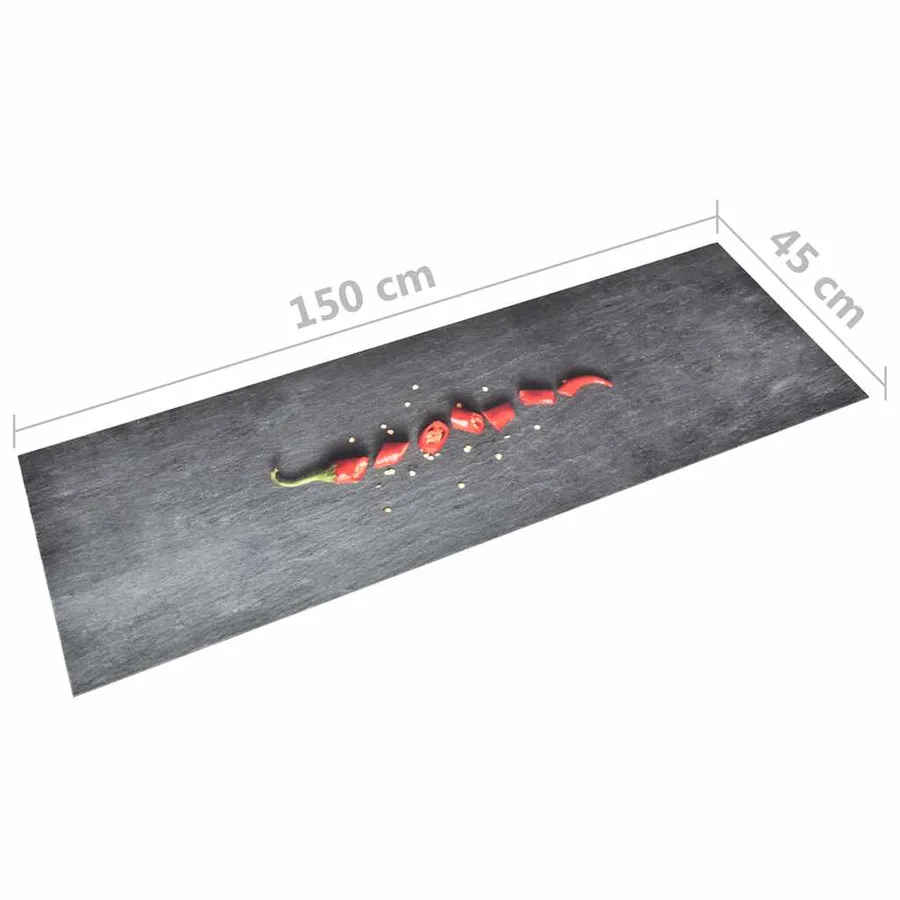 Tapis de sol de cuisine lavable Poivre 45x150 cm - 5