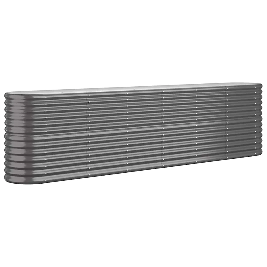 Lit surélevé de jardin Acier galvanisé Anthracite - 2