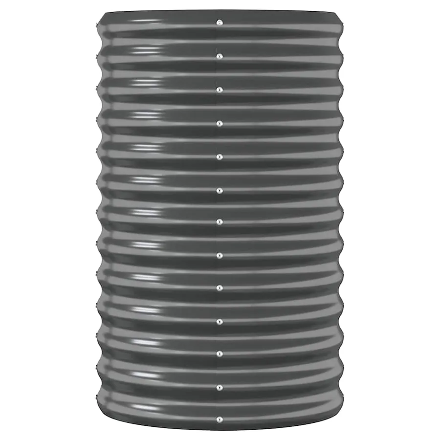 Lit surélevé de jardin Acier galvanisé Anthracite - 4