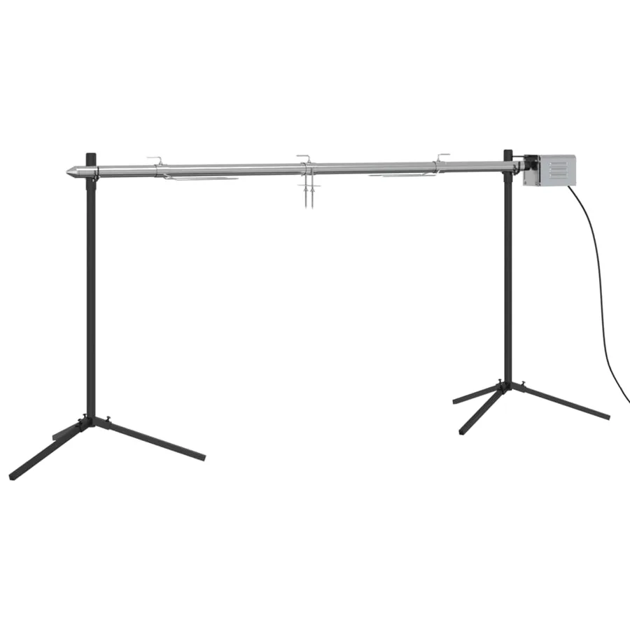 Barbecue automatique et moteur acier inoxydable 150x46,5x82,5cm - 2