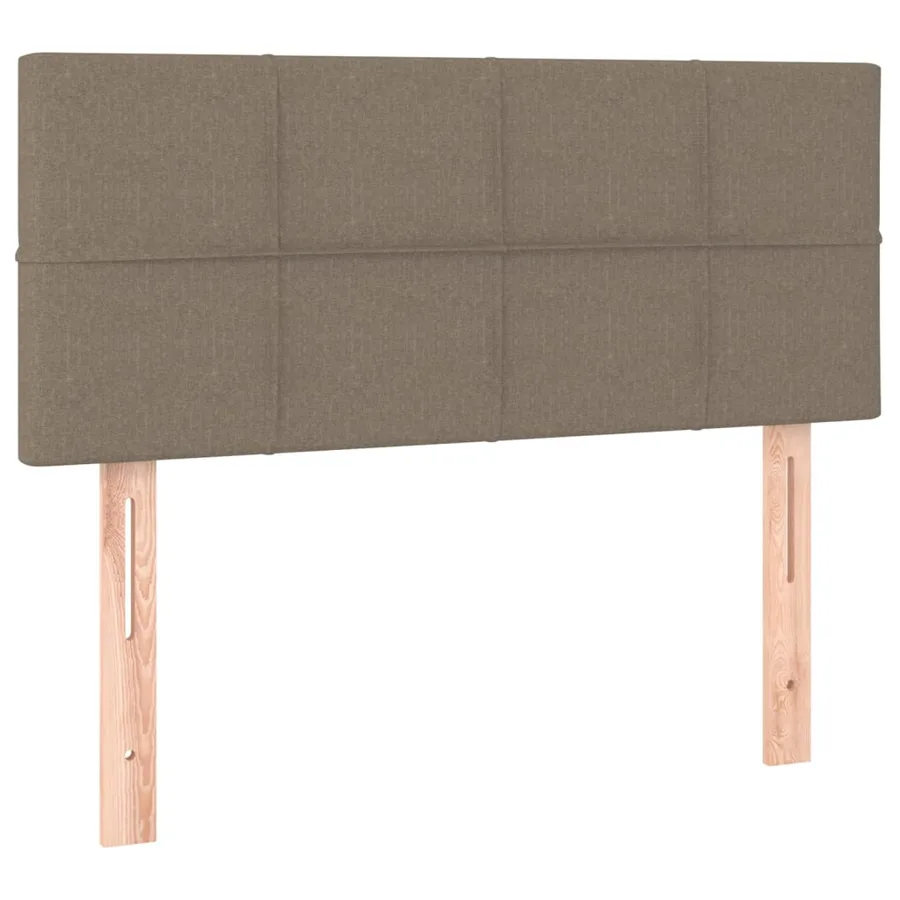 Tête de lit Taupe 100x5x78/88 cm Tissu - 2